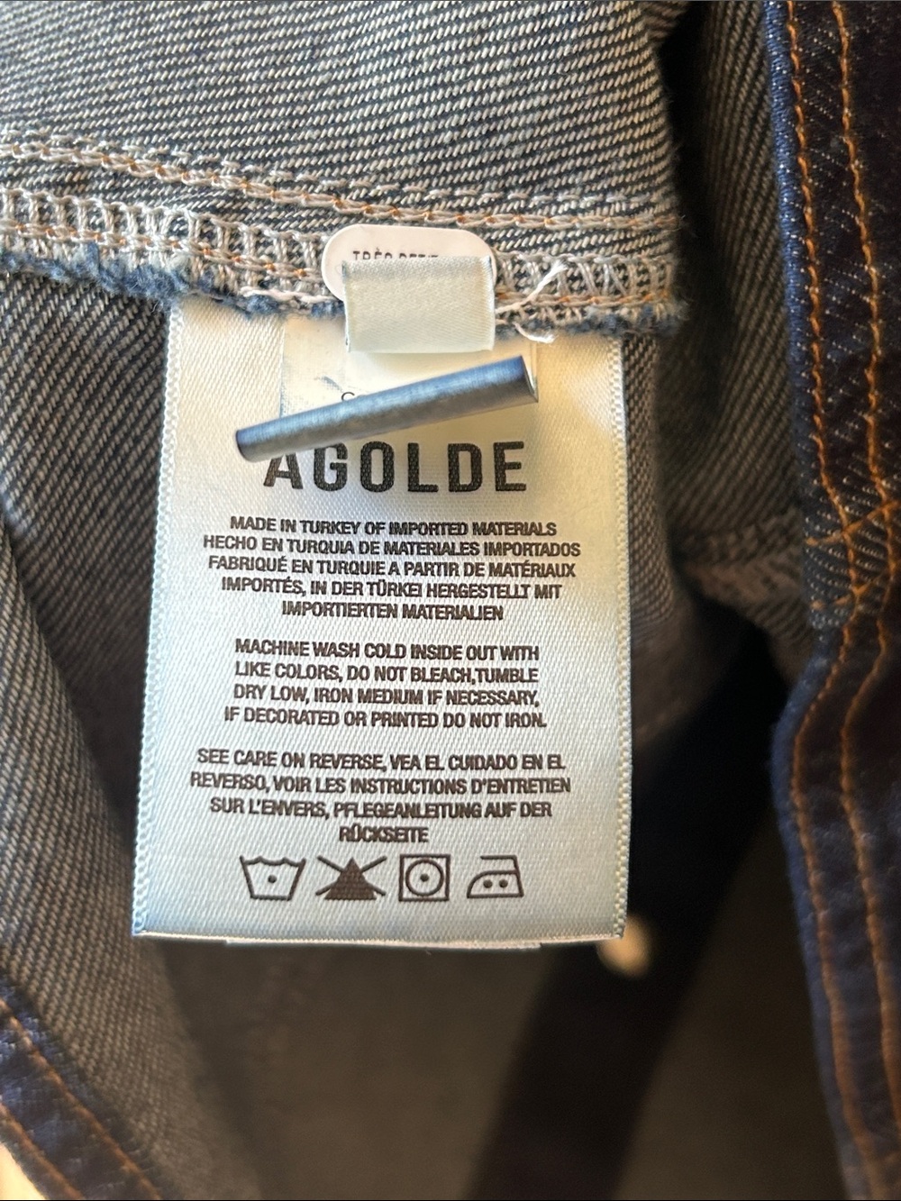 Agolde Devon Denim Shirt Rinse - Picture 11 of 12